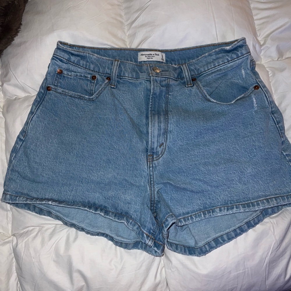 Abercrombie & Fitch Blue Jean Shorts